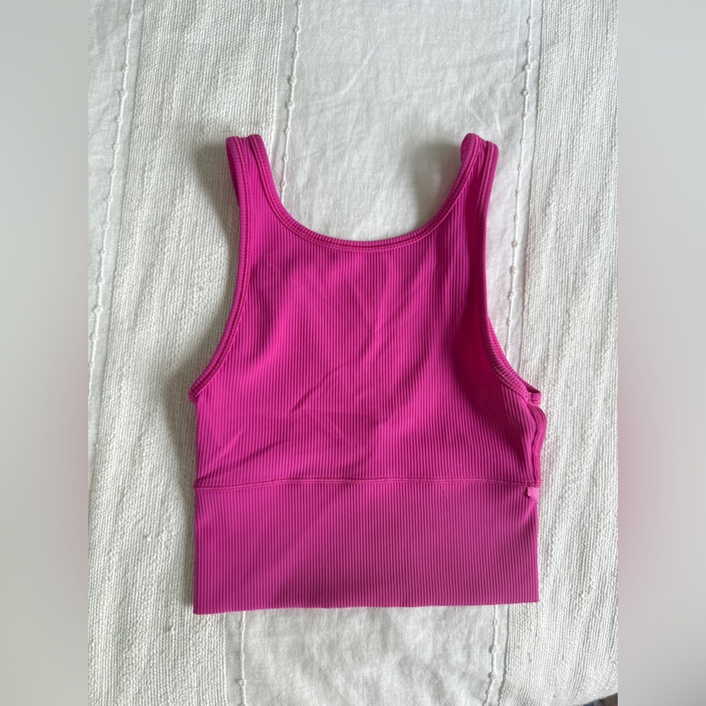 Lululemon Sonic Pink Power Pivot Tank Top